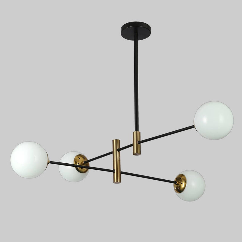 Люстра Lamia / Louis white glass з регульованою висотою 4xE27 Gold 240931-100003650
