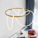 Люстра підвісна Rope gold D600/ D800 H(max)150 cm 241036-100003911