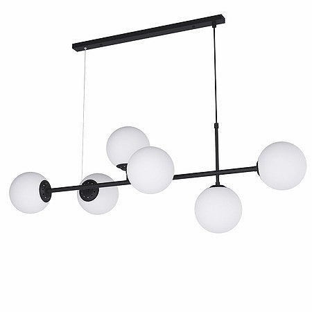Підвісна люстра Modo Black glass White L-120 6xE27 240918-100003672