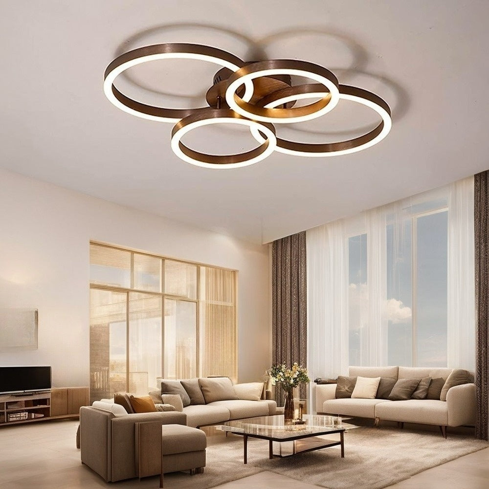 Стельова люстра Anelli 4 115W Led  Brown 240918-100003741