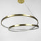 Люстра підвісна Quick Spiral Gold ring D550 cm/ D800 cm 3000K 4500K 6000K 241018-100003825