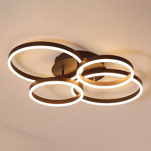 Стельова люстра Anelli 4 115W Led  Brown 240918-100003741