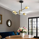 Люстра Lamia / Louis clear glass з регульованою висотою 4xE27 Gold 240931-100003651