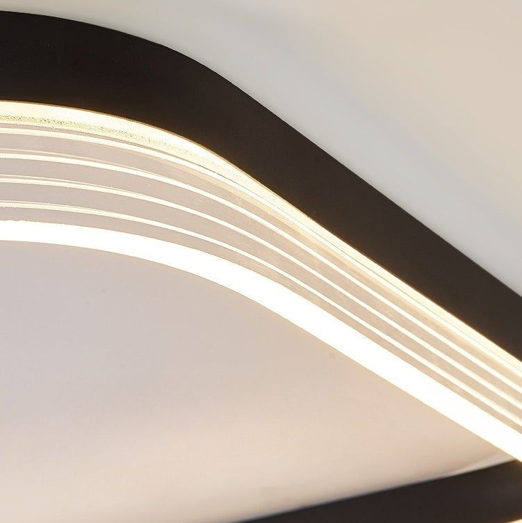 Стельовий світильник Simple square D500 3000-6000K 58W LED Black 241018-100003797