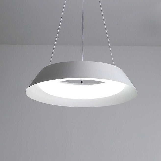 Підвісна люстра біла з пультом Bagel pendant Led*38W D-500 White 240819-100003537