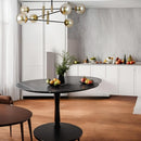 Люстра Lamia / Louis Amber glass з регульованою висотою 6xE27 Gold 240931-100003654