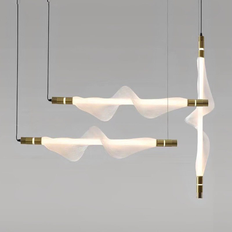 Підвісні світильники  L-100 cm / L-120 cm Led 24W / 29W 3000K Gold Silk 250222-100004129