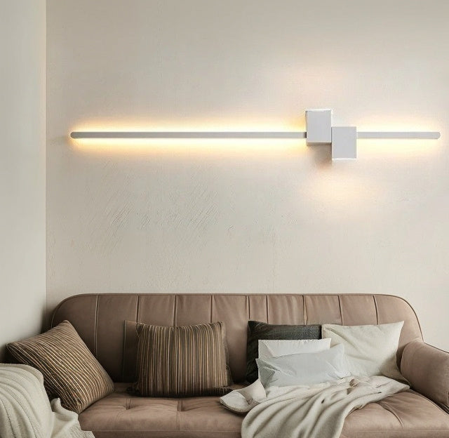 Бра лінійне Line square White без бокових променів H600 / H800 / H1000 / H1200 3000K 4000K 6000K 241019-100003899