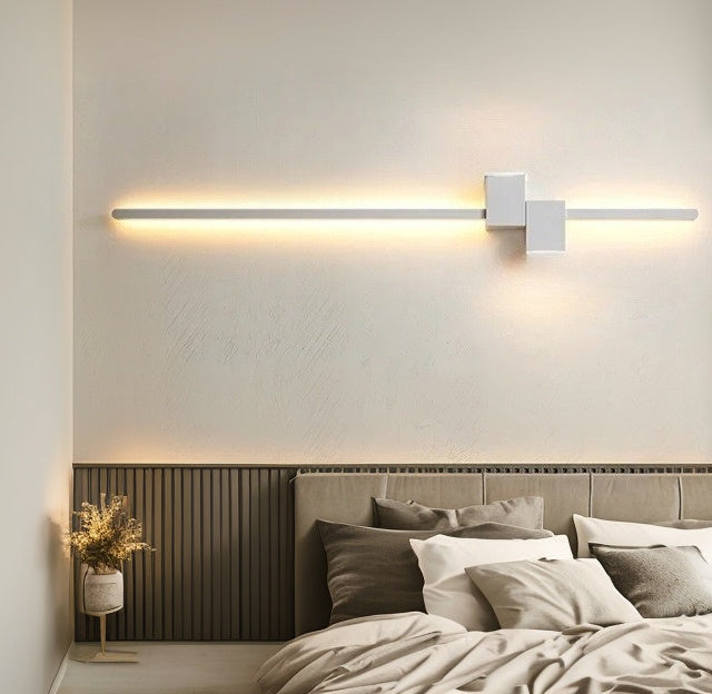 Бра лінійне Line square White без бокових променів H600 / H800 / H1000 / H1200 3000K 4000K 6000K 241019-100003899