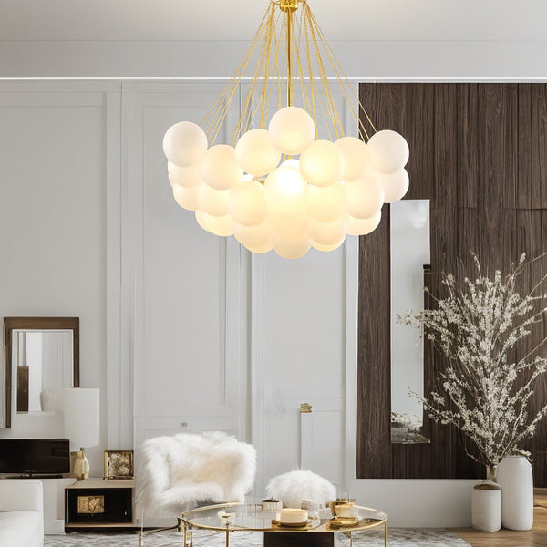 Люстра Tender White Pumpo Bubbles 3xE27 / Silver / Black / Gold 210718-100000014