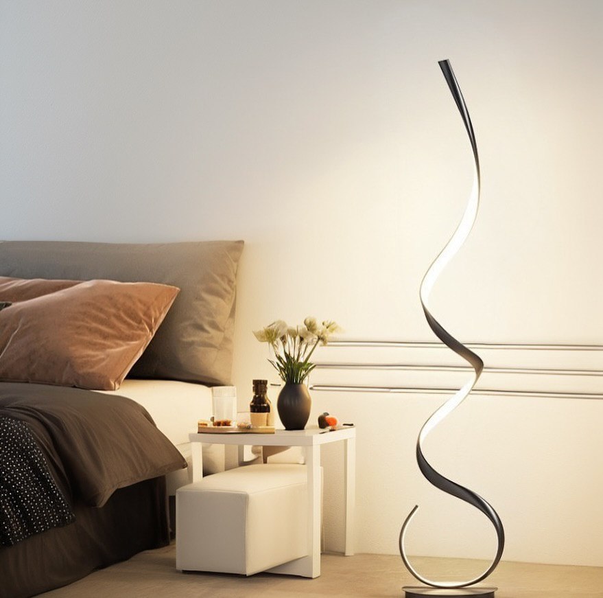 Торшер Spiral  Led 48W Black 240776-100003472