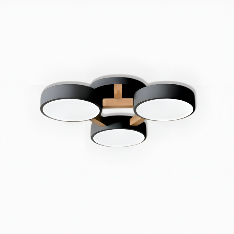 Стельова люстра Wooden 3 Black 250458-100004472