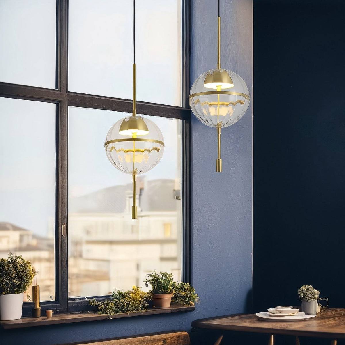 Підвісний світильник золотий D-20 cm Led 5W Gold  Elegance ball 241022-100003924