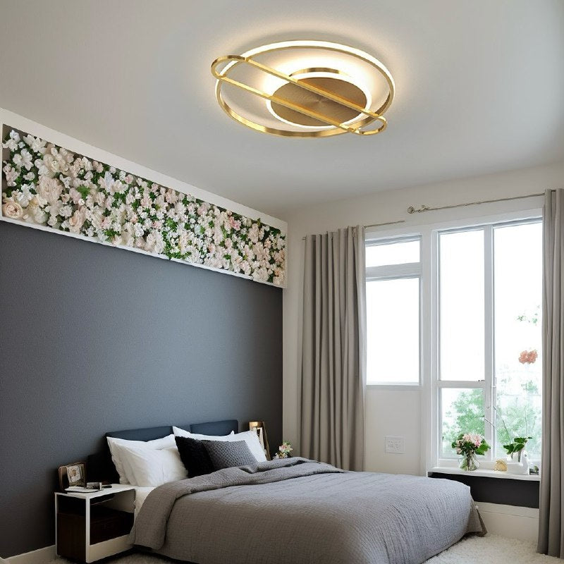 Стельовий світильник Ceiling clip L500 Led 43W 3000K 4000K 6000K Gold + White 240676-100003371