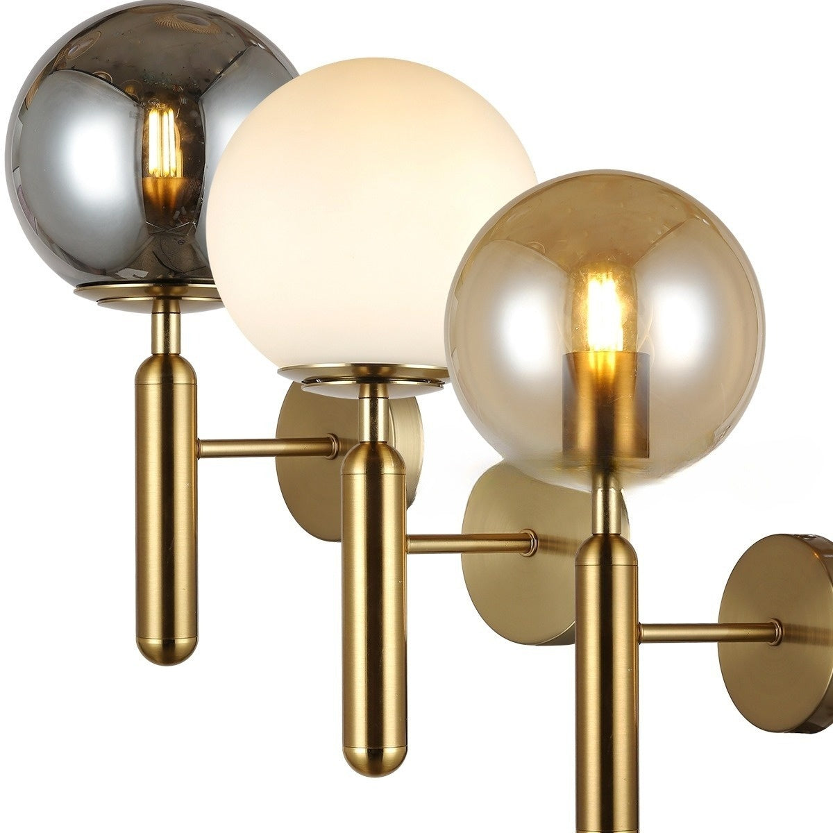 Світильник настінний Faro Bollo White Gold D-15 см E27 240931-100003702