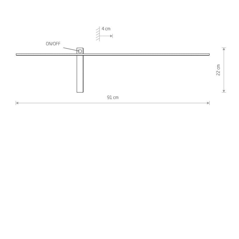 Настінний світильник Impulse L610 cm / L910 cm / L121 cm 3000K Black 240868-100003545