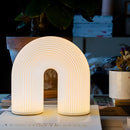 Настільна лампа H-23 cm W-22 cm Led 15W TUN lamp White+Gold 250958-100005924
