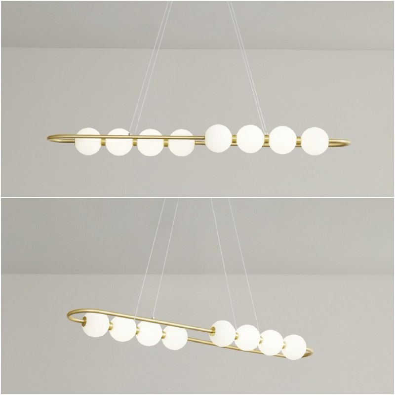 Підвісний світильник Beads 100 L1000 Led 24W Gold + White 240622-100003415