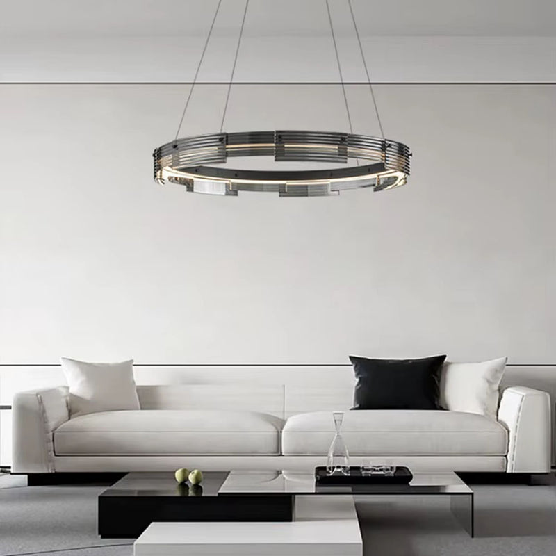 Підвісні світильники Restraint H(max) 1200 D600 Led 28W / D800 Led 37W 3000K 4000K 6000K Black 250318-100004220