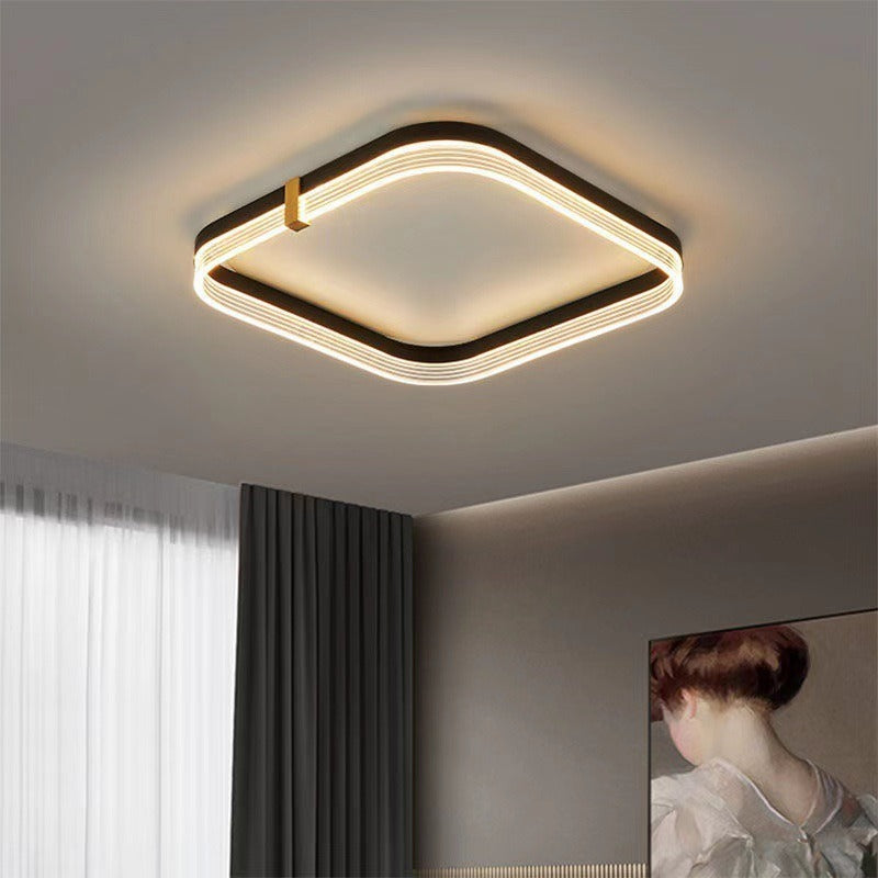 Стельовий світильник Simple square D500 3000-6000K 58W LED Black 241018-100003797