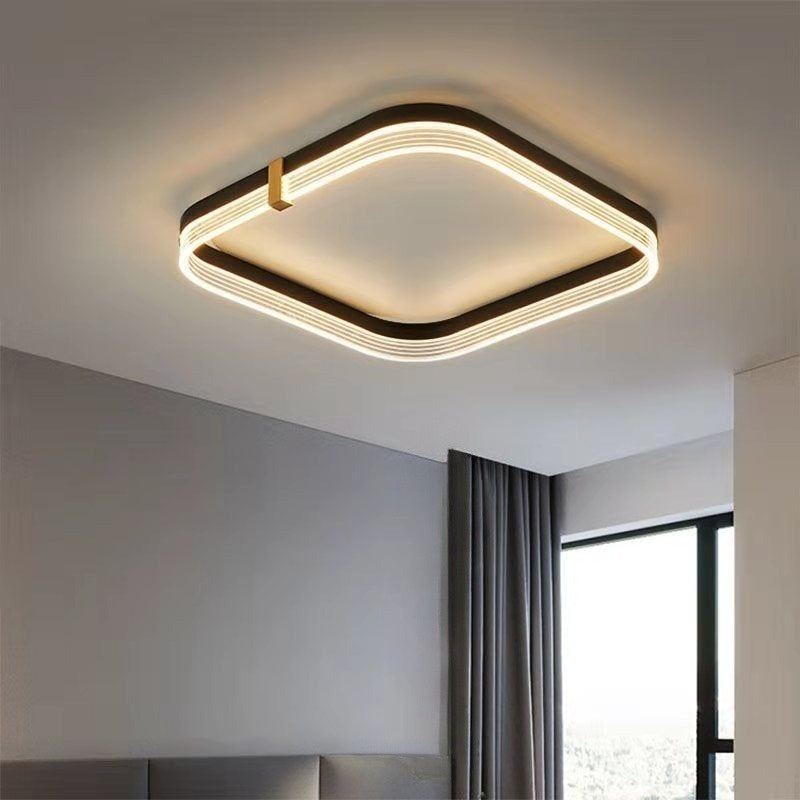 Стельовий світильник Simple square D500 3000-6000K 58W LED Black 241018-100003797
