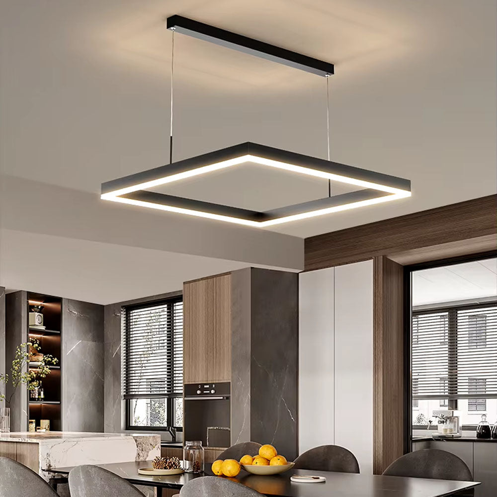 Підвісний світильник Square D600 Led 53W 3000K 4000K 6000K Black 250218-100004184