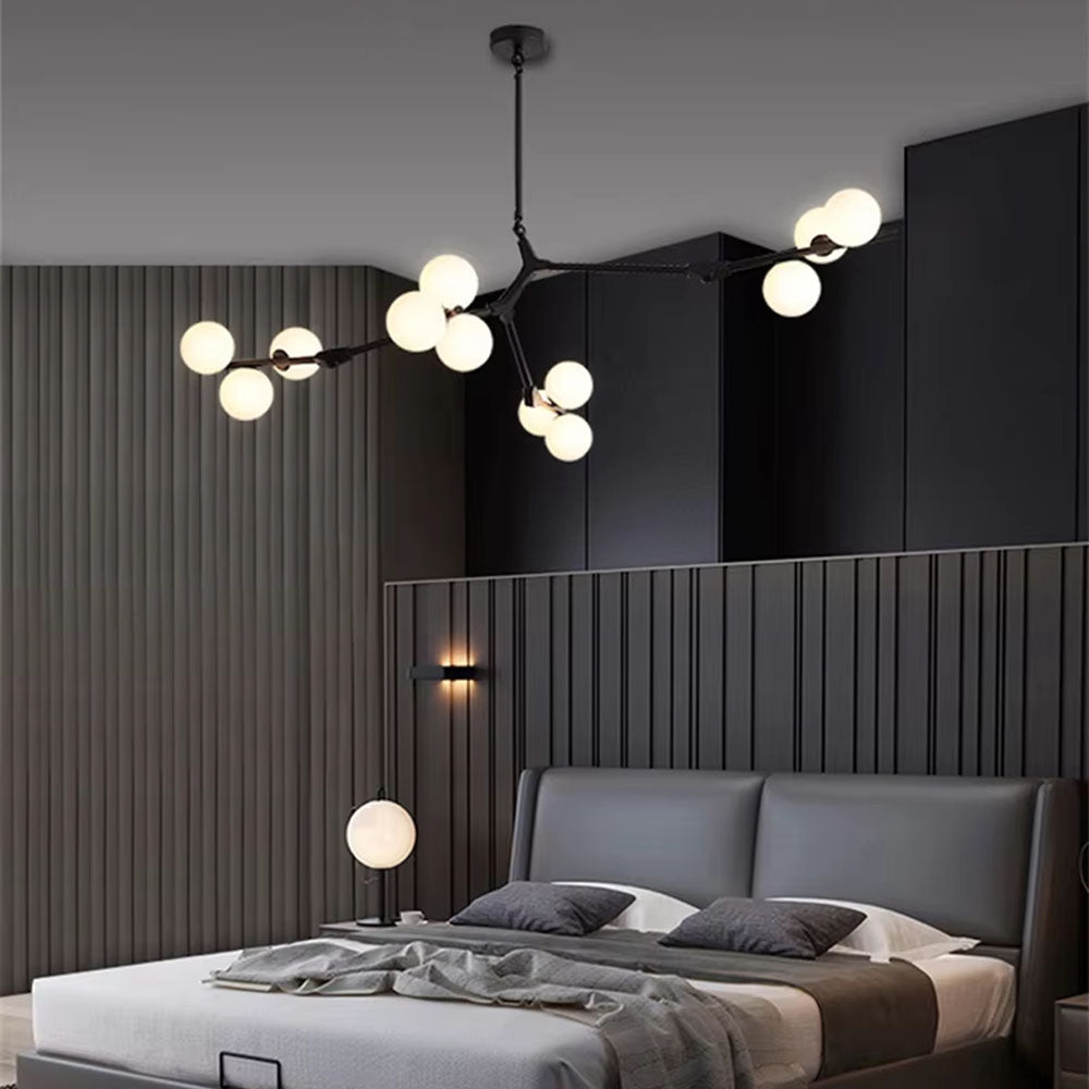 Підвісний світильник Berries H750 12xG9 Black + White 250118-100004109