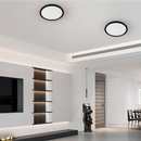 Стельовий світильник Circle D-18cm / D-22cm LED 4500K Black 250548-100004920