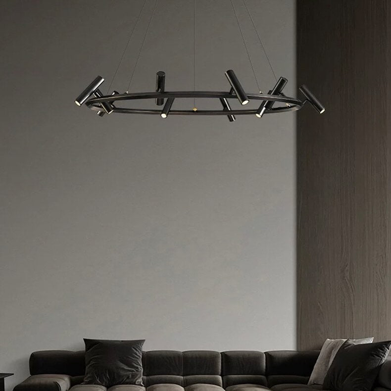 Підвісний світильник Люстра Pointer 4000K Black D-60 Led 18W / D-80 Led 28W / D-90 Led 35W 240518-100003307