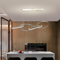 Люстра Rings wavy L-100cm 56W Chrome 250580-100004765