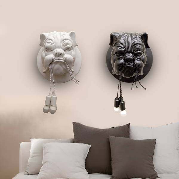 Бра Bulldog lamp D-40 см Black / White 240158-100002987