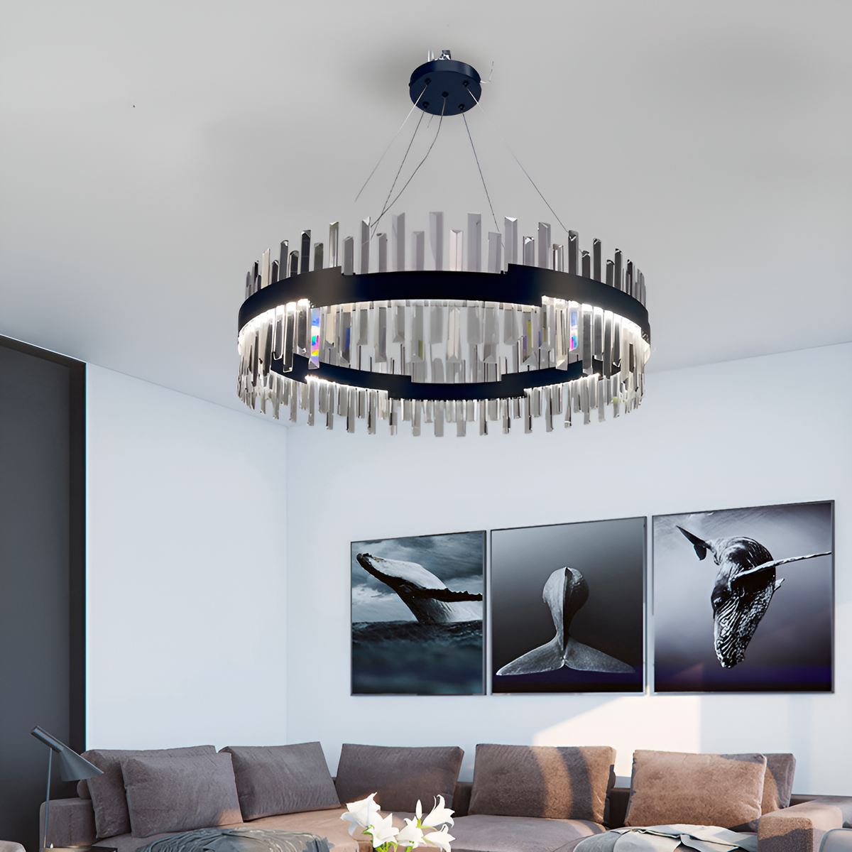 Люстра Elegance Black D-60cm / D-80cm 250488-100004479