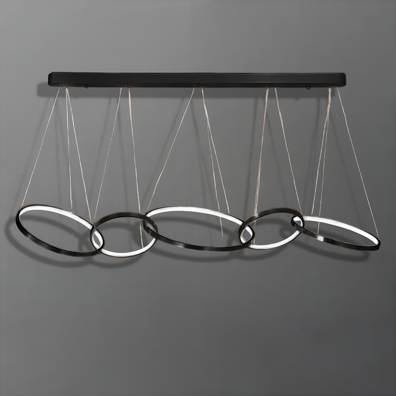 Підвісні світильники Chain lamp H(max) 1200 3000K Black L1200 Led 50W / L1500 Led 65W 240535-100003297