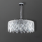 Люстра Crystal D-60cm / D-80cm Е14 Silver 250488-100004542
