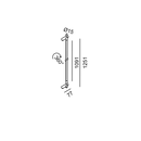 Настінний світильник чорний L-70 cm / L-120 cm / L-180 cm Led 3000K Black Line 260370-100007710