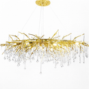 Підвісні люстри золоті L-100 cm / L-120 cm / L-160 cm G9 Gold Aqua 260118-100007246
