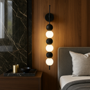 Настінний світильник H-85cm Led Black+White Bead Pearl 251118-100006513