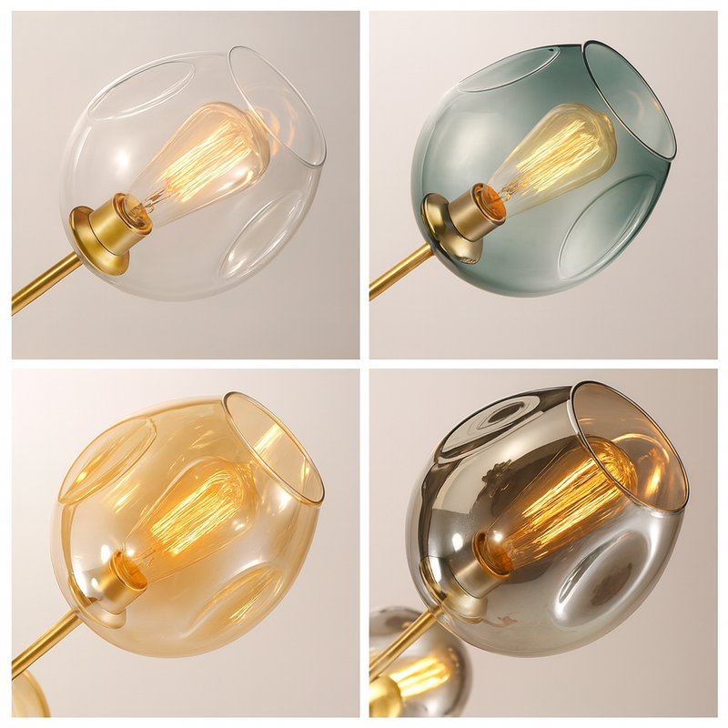 Люстра Glass Gold Blue Domosvet Design 25103-244201