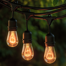 Гірлянда вулична чорна під лампи на підвісці 10м E27х10 Black Garland Retro hang 251062-100006412