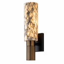 Настінний світильник з мармуру H-34 cm 18w Gold+Marble Tube 260319-100007683