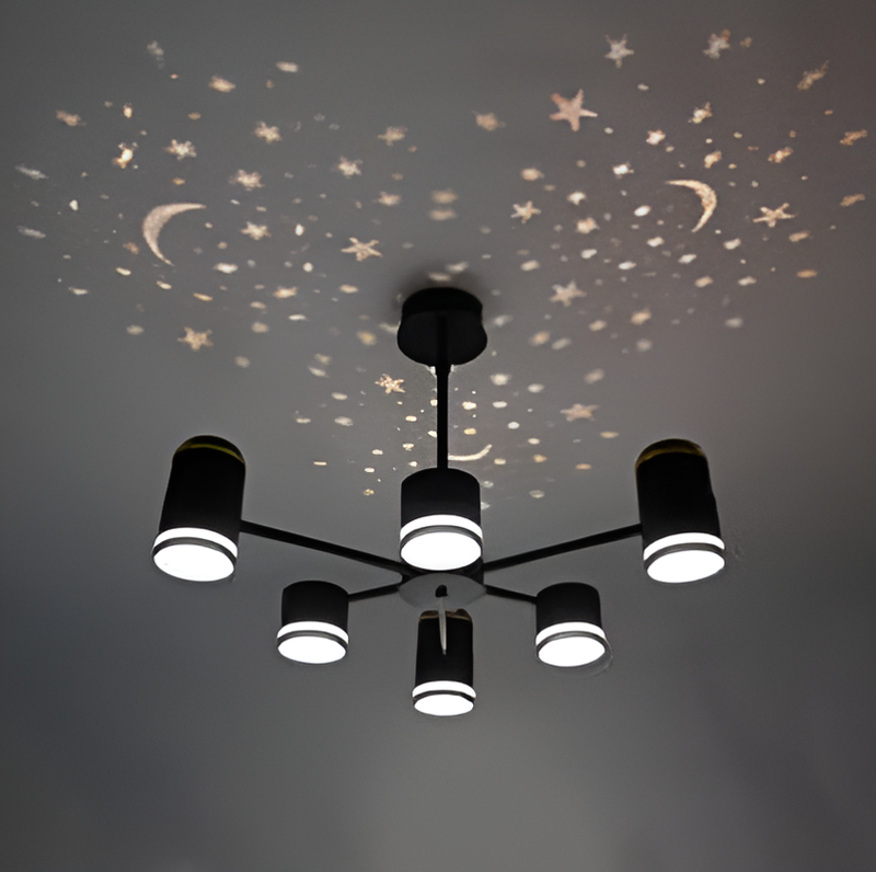 Люстра Starlight Sky Stars GX53x6 5W Black 250676-100005152