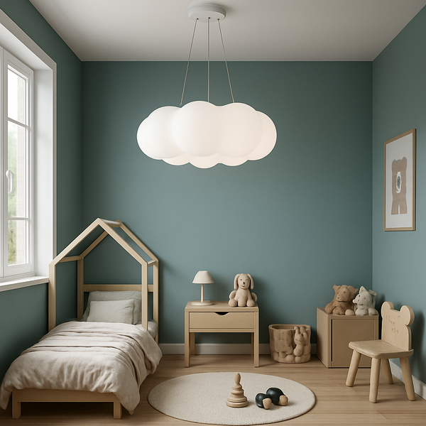 Стельові світильники білі хмари з пультом D-45/55/65 cm Led White Clouds 251031-100006269