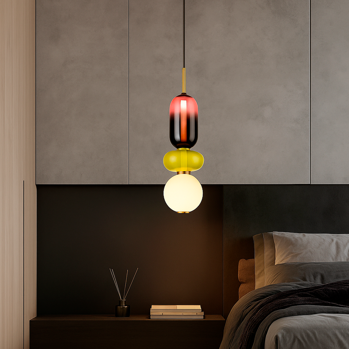 Підвісний світильник різнокольоровий W-18 cm Led 10W Colours 250931-100006117