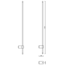 Настінний білий світильник H-60 cm / 90 cm / 125 cm Led 7W / 9W / 12W 4000К White Pipe Line 260836-100008724