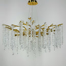 Люстра Fall Leaves Crystal D - 80 cm G9x10 Gold 250618-100005174