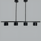 Люстра Ray Black L-100cm 20W Led 250618-100005217