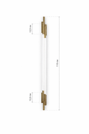 Настінні світильники золоті L-90 cm / L-110 cm / L-130 cm Led Gold Pulse 251218-100006972