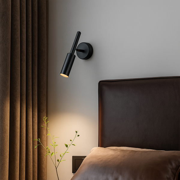 Настінні світильники H-30 cm GU10 MR11 Black / White Slim tube lamp 230318-100001490