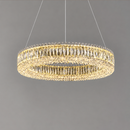 Люстра хромована підвісна з кришталевим плафоном D - 60 cm Led 80W Chrome Crystal Shape 260522-100008027