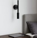 Настінні світильники H-30 cm GU10 MR11 Black / White Slim tube lamp 230318-100001490